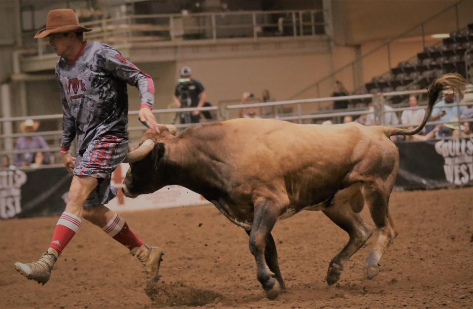 Bulls of the West returned to the 1st Community Federal Credit Union Spur Arena on Saturday, July 16, 2022. It featured twelve freestyle bullfighters going up against some of the best Mexican fighting bulls.