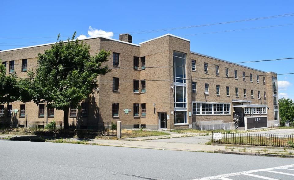 The old Atlantis Charter School building is at 2501 S. Main St., Fall River.