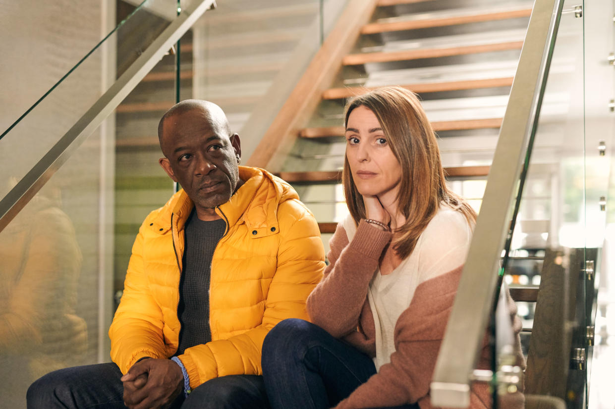 Lennie James and Suranne Jones star in "Save Me Too". (Photo: BBC Studios)