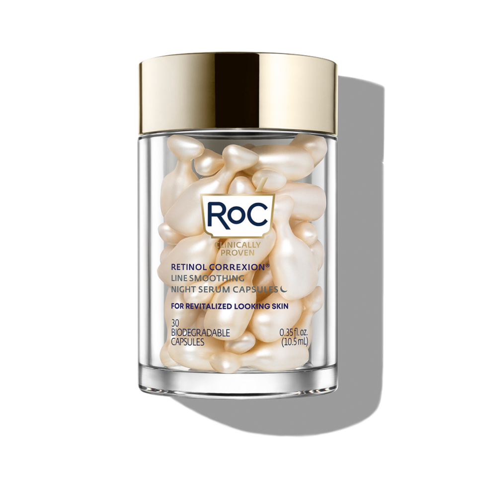 best-drugstore-anti-aging-RoC Retinol Correxion Line Smoothing Night Serum Capsules