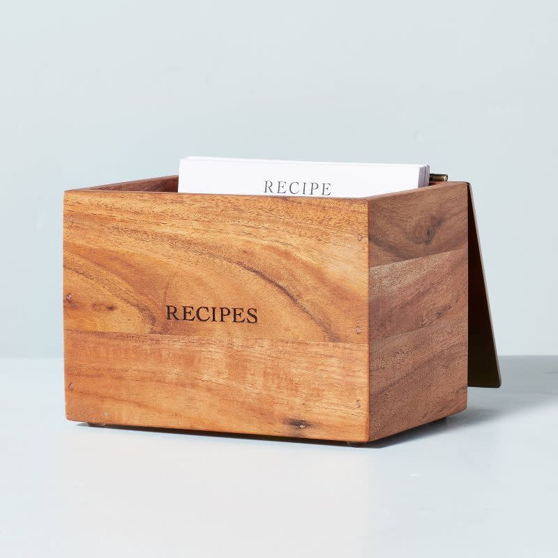 Hearth & Hand™ with Magnolia Wood Recipe Box