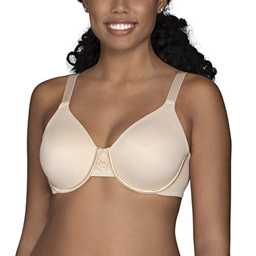 Women Non Padded Slimline Seamless Minimizer Bra, Beige