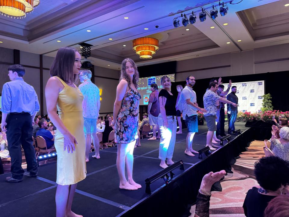 Models at Desert Best Friend's Closet's 10th annual Put Your Best Shoe Forward luncheon and fashion show were past and present clients of the nonprofit.