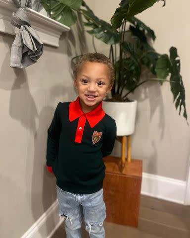 <p>Eva Marcille Instagram</p> Eva Marcille's son Maverick Leonard Sterling.