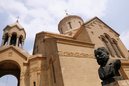 The Armenian Orthodox Church is seen during a Sunday mass in Cairo, Egypt, September 16, 2018. Picture taken September 16, 2018. REUTERS/Amr Abdallah Dalsh