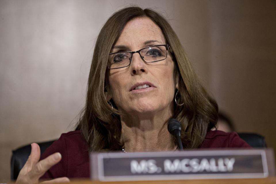 Republican Arizona Sen. Martha McSally, who holds John McCain's former Senate seat,&nbsp;is facing election in 2020 to maintain control of her seat. (Photo: Bloomberg via Getty Images)