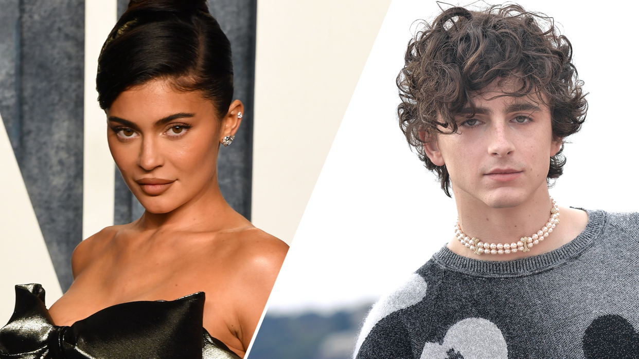 Kylie Jenner and Timothée Chalamet are apparently dating. (Photos: Getty Images)