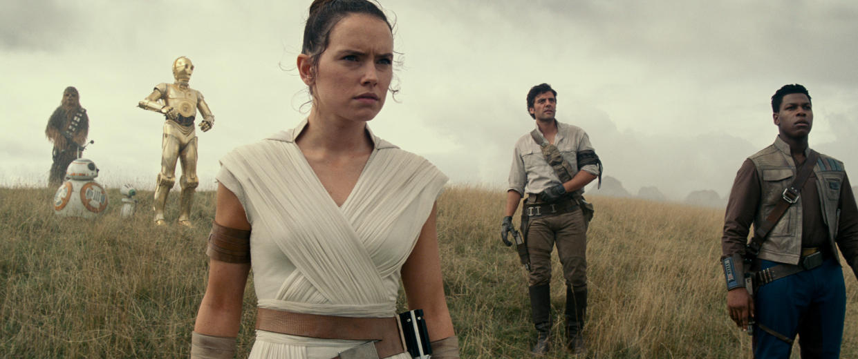 Daisy Ridley in a scene from Star Wars: Episode IX - The Rise of Skywalker