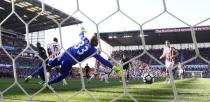 Britain Football Soccer - Stoke City v Liverpool - Premier League - bet365 Stadium - 8/4/17 Liverpool's Philippe Coutinho scores their first goal Reuters / Darren Staples Livepic