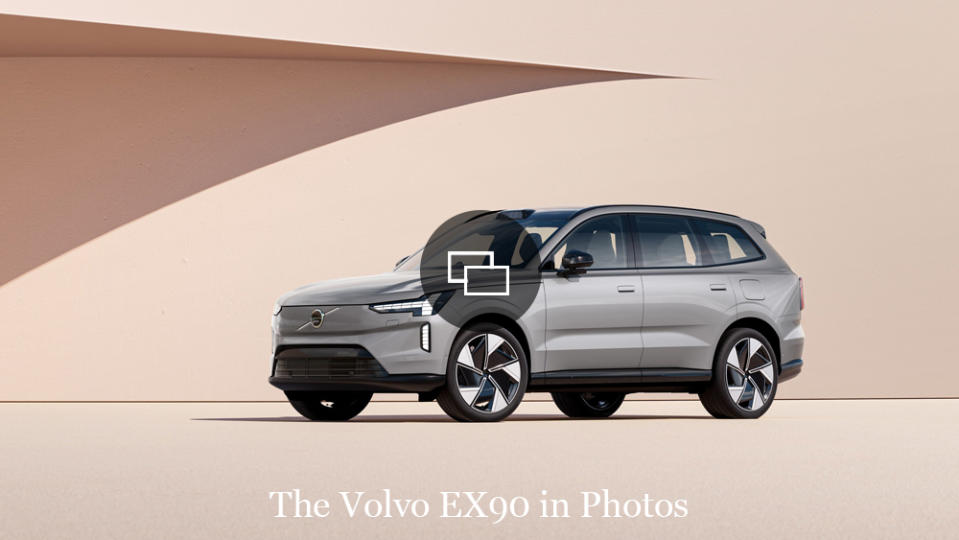 The all-electric 2024 Volvo EX90.