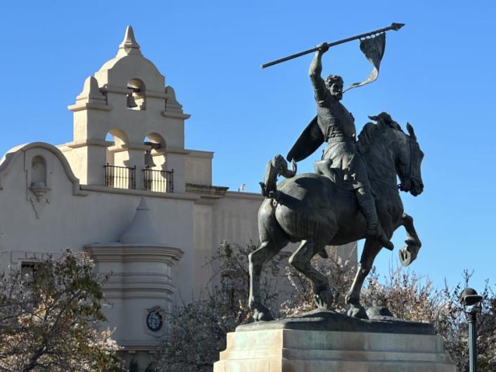 A statue at Balboa Park.