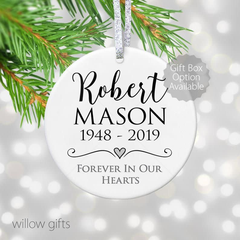 Personalized Memorial Ornament