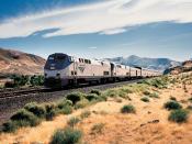 <p>Though the <a href="https://www.amtrak.com/california-zephyr-train" rel="nofollow noopener" target="_blank" data-ylk="slk:California Zephyr;elm:context_link;itc:0;sec:content-canvas" class="link ">California Zephyr</a> runs from Chicago to <a href="http://www.cntraveler.com/destinations/san-francisco?mbid=synd_yahoo_rss" rel="nofollow noopener" target="_blank" data-ylk="slk:San Francisco;elm:context_link;itc:0;sec:content-canvas" class="link ">San Francisco</a> in a little more than 51 hours, it’s indisputably the western portion of the route—through Colorado, Utah, Nevada, and northern California—that deserves your attention. Snake through the Rocky Mountains, past the photogenic canyons of Colorado’s Western Slope, and enjoy an entire half-day trek through Sierra Nevada, complete with views of Donner Lake and the Truckee River.</p> <p><a href="https://www.amtrak.com/california-zephyr-train" rel="nofollow noopener" target="_blank" data-ylk="slk:Tickets from $141;elm:context_link;itc:0;sec:content-canvas" class="link ">Tickets from $141</a></p>