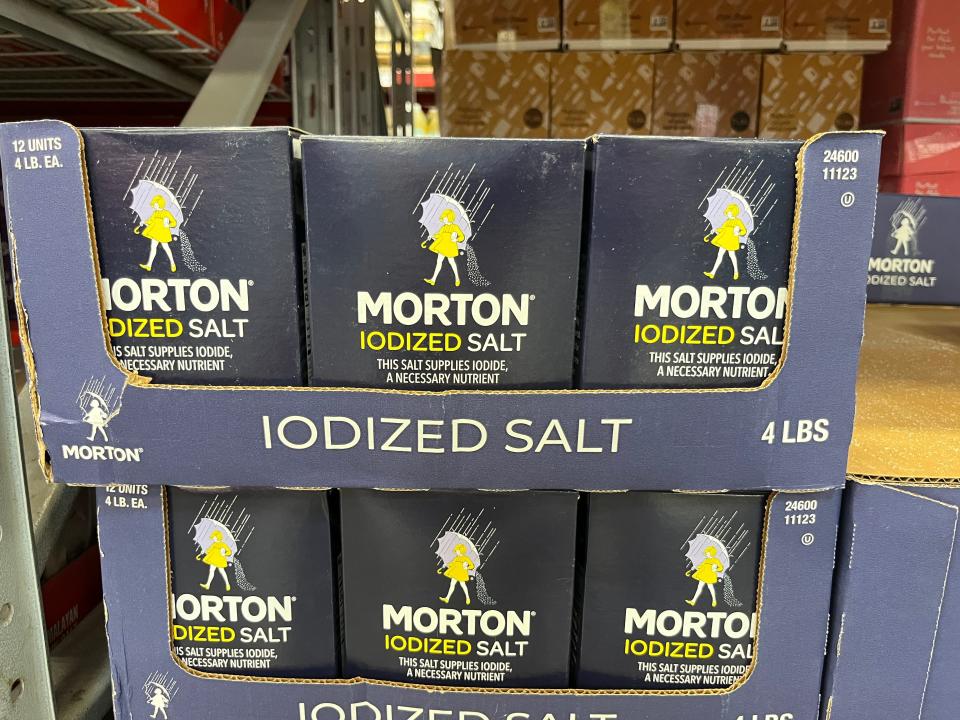 Morton salt display at Sam's Club