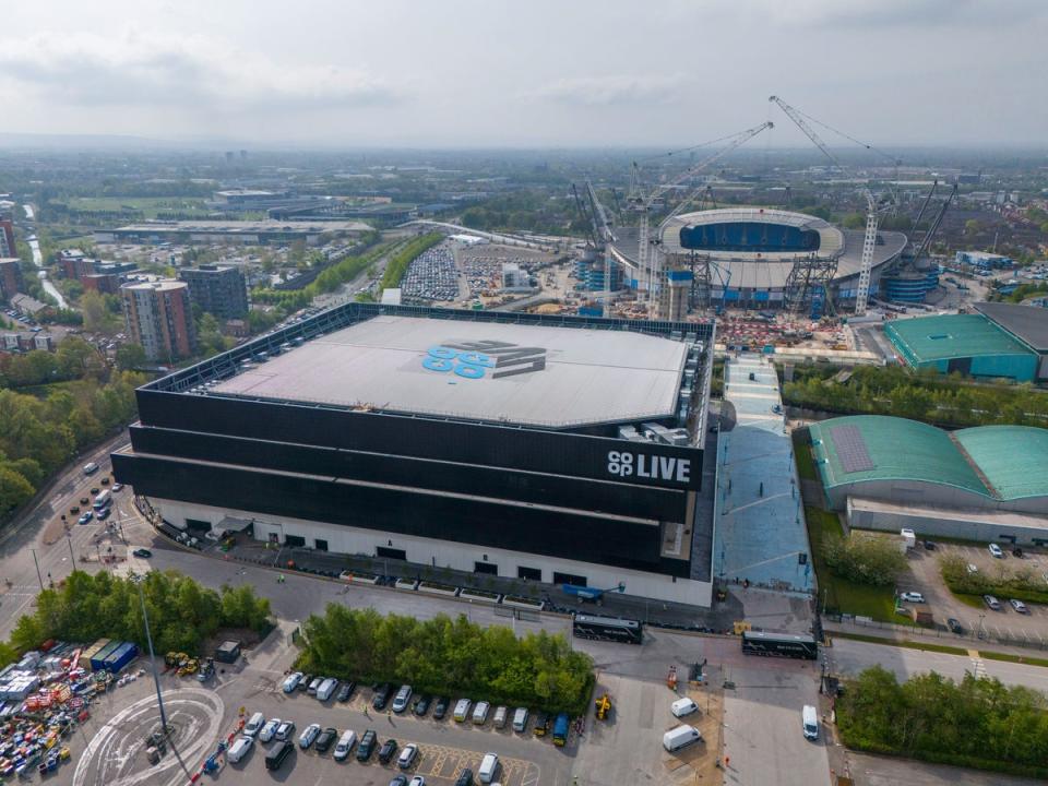 A view of the Co-op Live arena in Manchester (Peter Byrne/PA Wire)