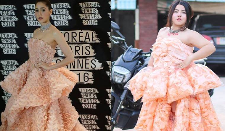 Plus-Size Model Recreates High-Fashion Gown with Bags of Shrimp Chips, 100% Slays It