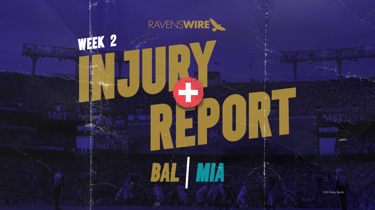 Miami Dolphins vs Baltimore Ravens Week 2 Injury Report and Odds