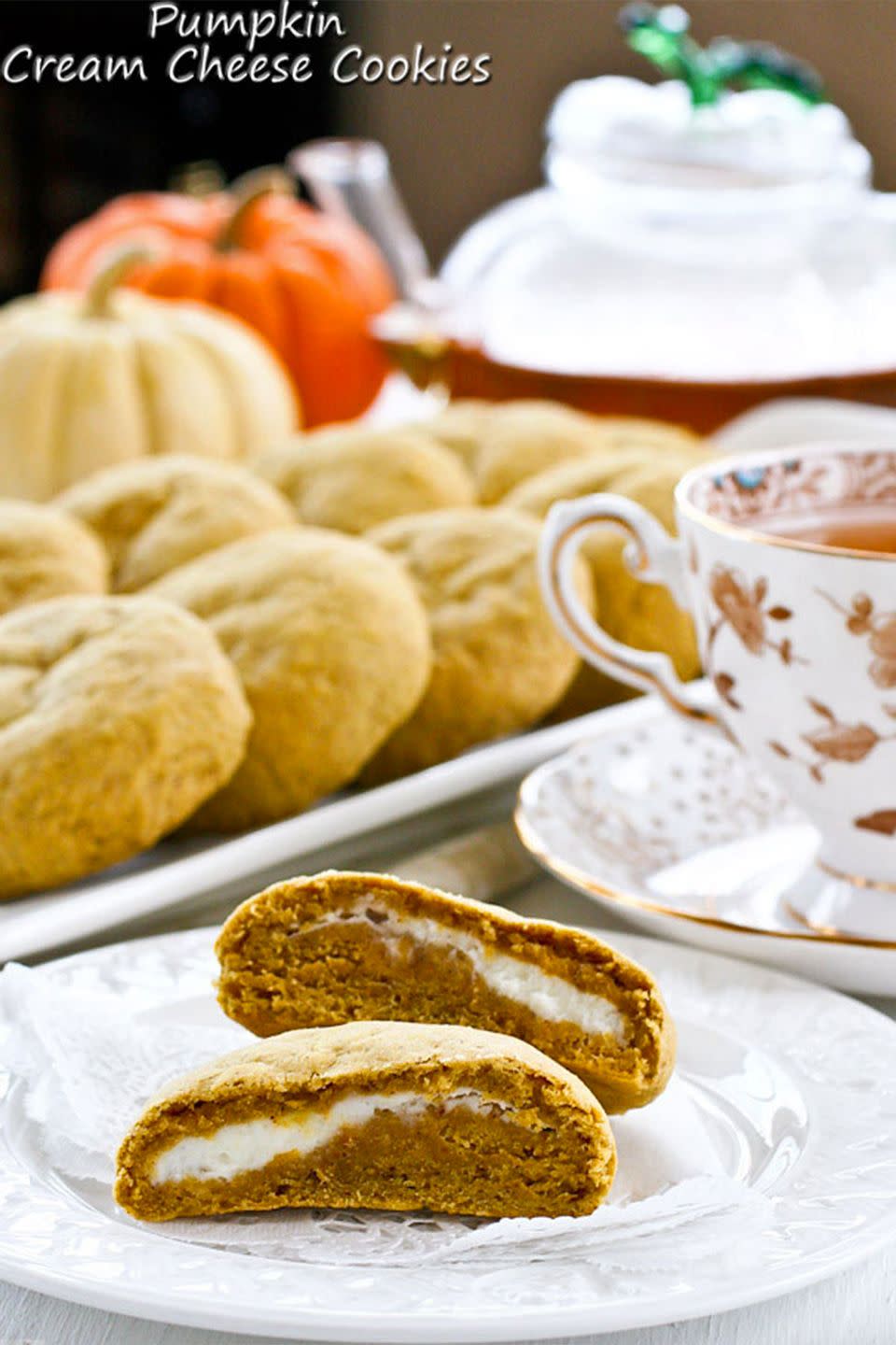 Pumpkin Cream Cheese Cookies