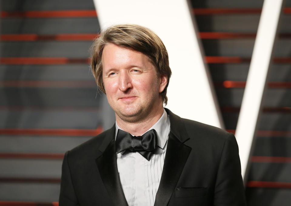 Director Tom Hooper arrives at the Vanity Fair Oscar Party in Beverly Hills, California February 28, 2016.  REUTERS/Danny Moloshok