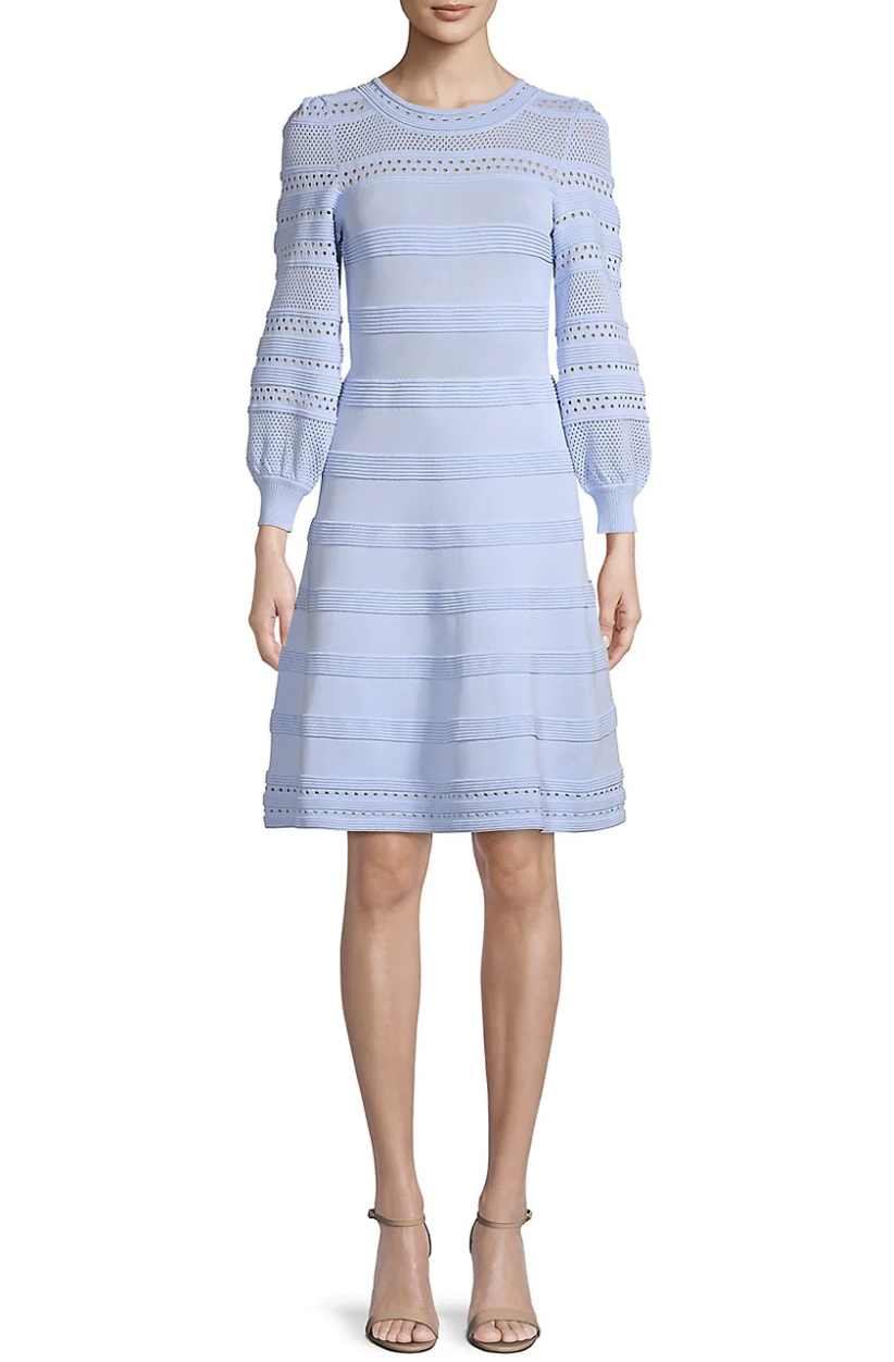 ​Eliza J Eyelet A-Line Dress - Hudson's Bay. 