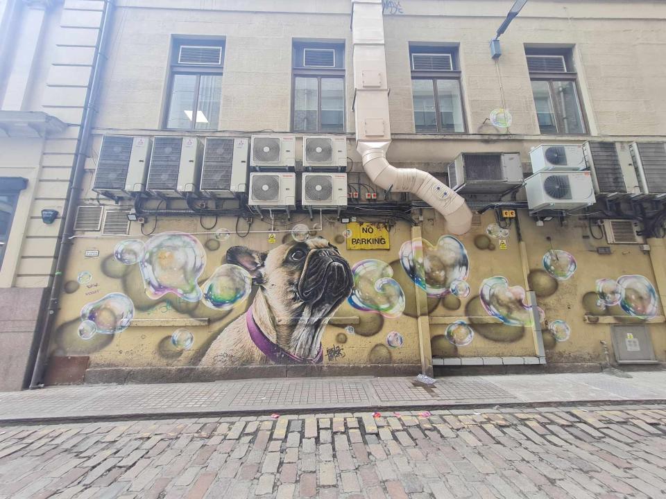 glasgow bubbles mural