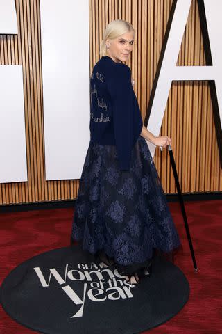 <p>Dimitrios Kambouris/Getty</p> Selma Blair poses at Glamour Women of the Year 2023