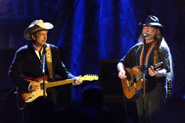 Bob Dylan and Willie Nelson will perform at Nelson's 4th of July Picnic held this year in Philadelphia. - Credit: M. Caulfield/WireImage/NBC Universal Photo Department