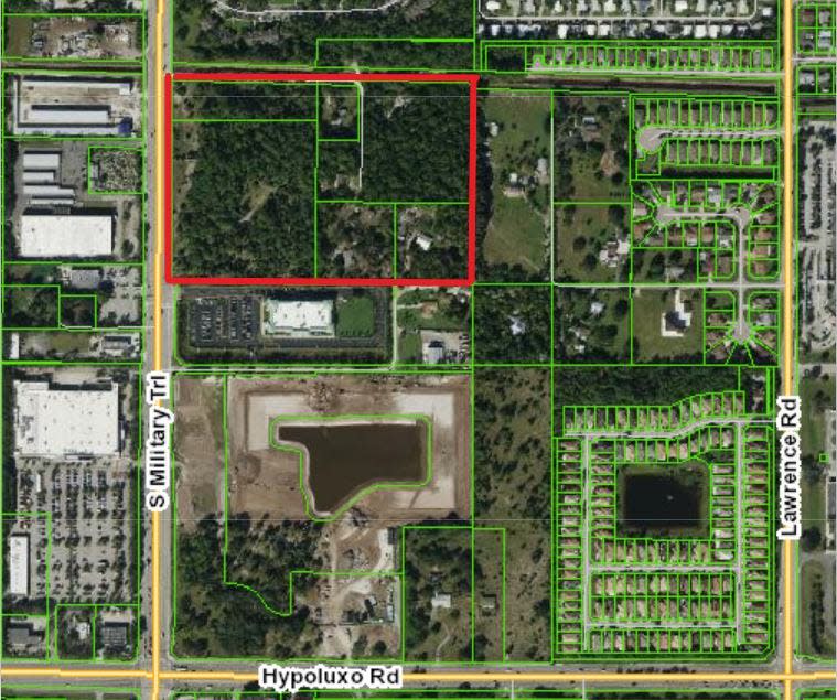 PulteGroup is building a new 210-townhome gated community called Everton near Hypoluxo Road and South Military Trail. The developer was able to assemble 27 acres from five different property owners.