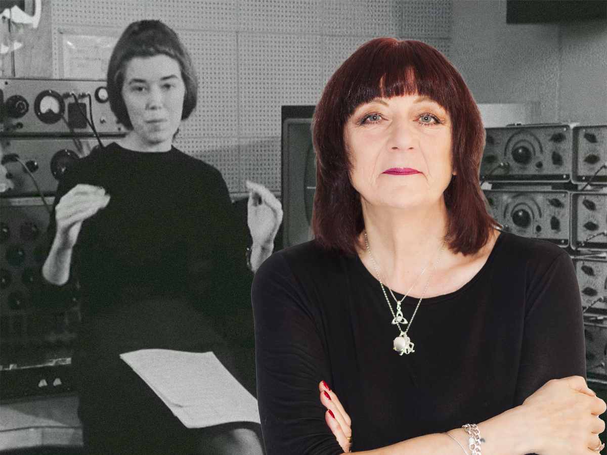 Uncompromising visionaries: Delia Derbyshire in 1965, and Cosey Fanni Tutti today (BBC/Faber)