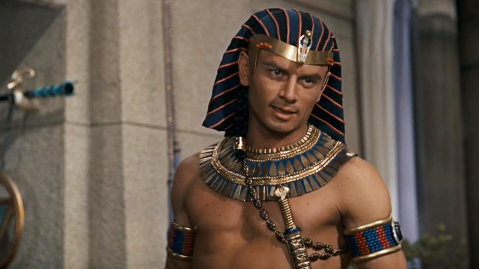 Yul Brynner as Pharaoh in The Ten Commandments