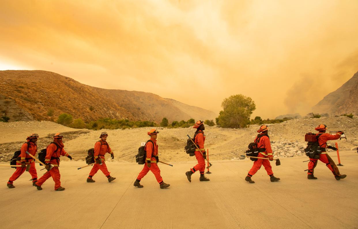 Inmate firefighters 