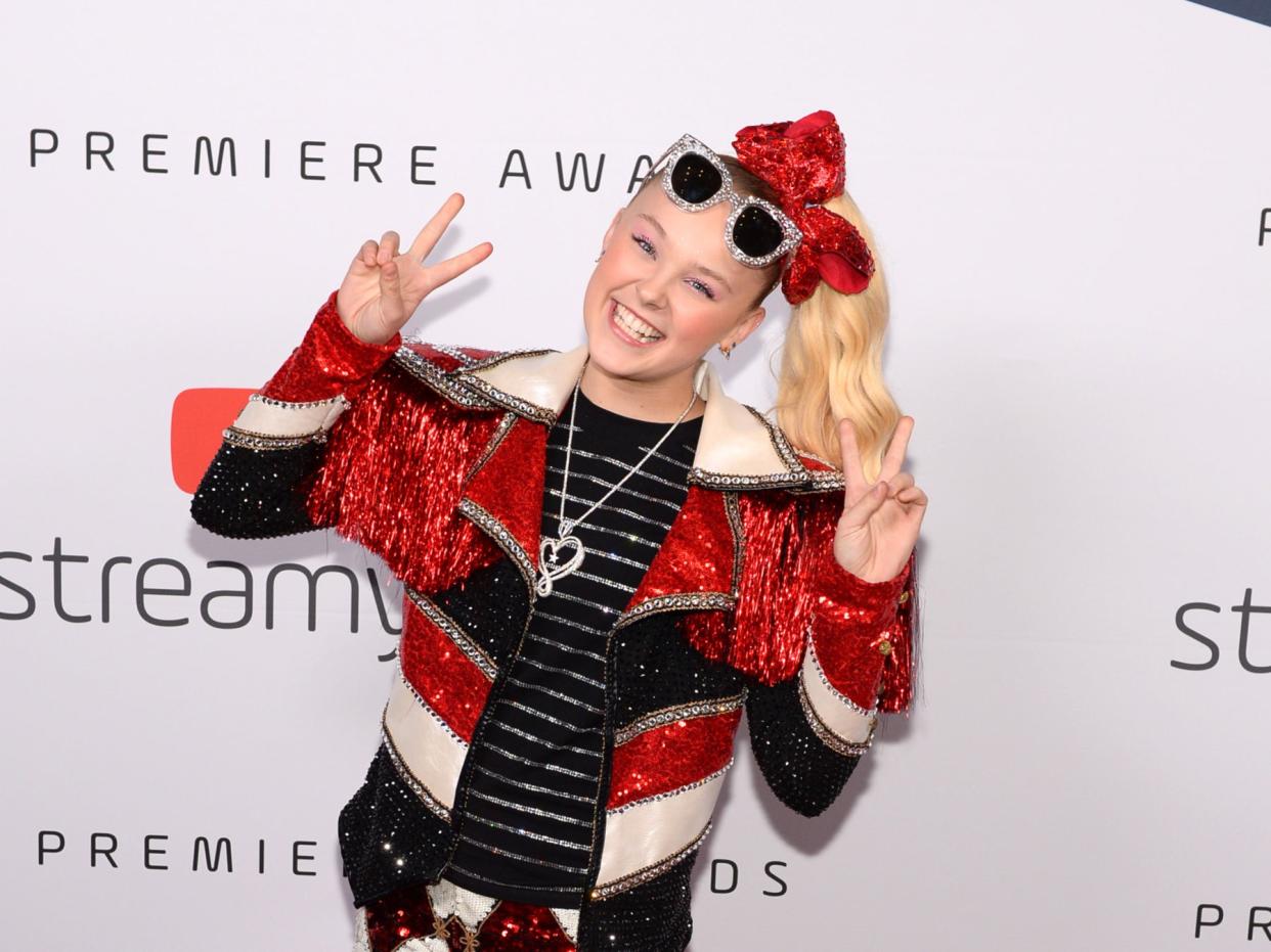 JoJo Siwa at the Streamy awards in Santa Monica, 2019 (Getty Images for Streamy Awards)