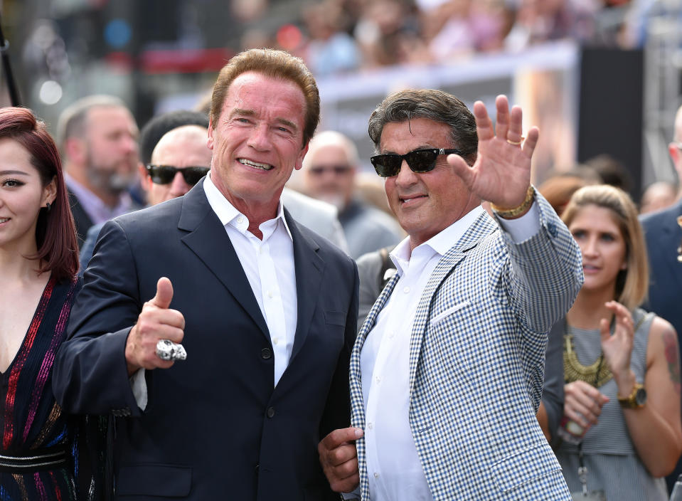 Arnold Schwarzenegger y Sylvester Stallone ahora son 
