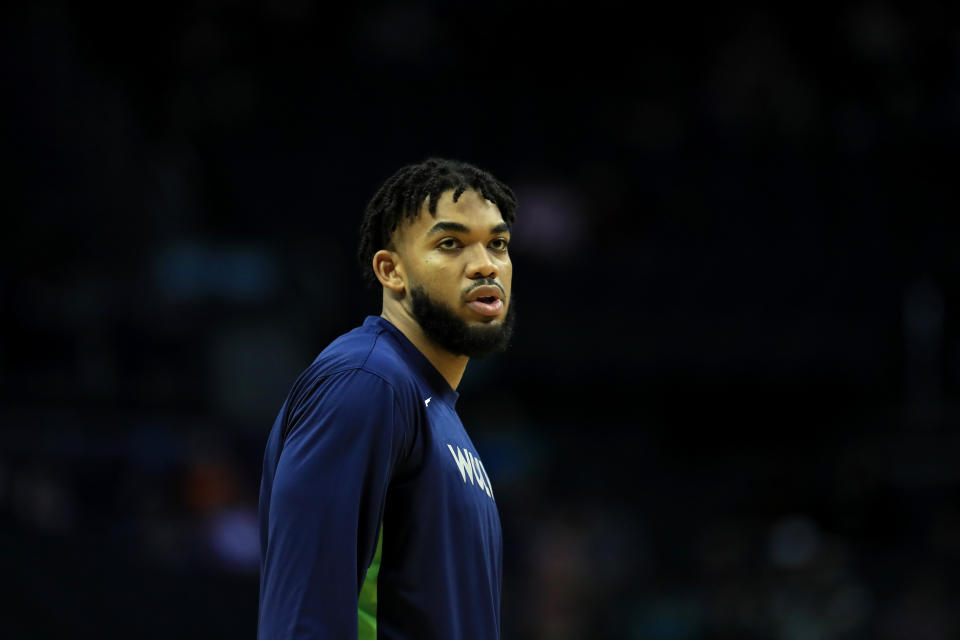 Karl-Anthony Towns wanted to stress the seriousness of the coronavirus pandemic. (Streeter Lecka/Getty Images)