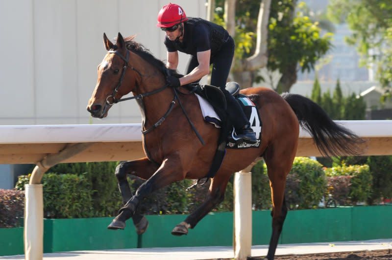 Luxembourg trains Friday at Sha Tin Racecourse for Sunday's Group 1 Longines Hong Kong Cup. Photo courtesy of Hong Kong Jockey Club