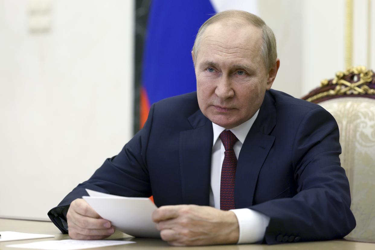 Russian President Vladimir Putin has admitted to mistakes in the war against Ukraine. (Kremlin Pool Photo via AP)