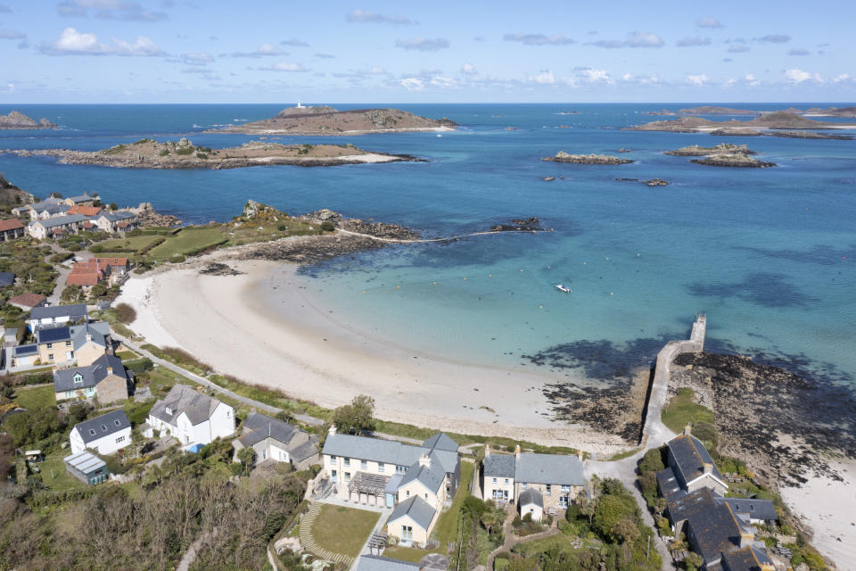 TRESCO, ISLES OF SCILLY, ENGLAND - APRIL 08: New Grimsby, Tresco, Isles Of Scilly on April 8, 2021. (Photo by Chris Gorman/Getty Images)