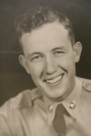 David W. King in his Army uniform during the Korean War.
