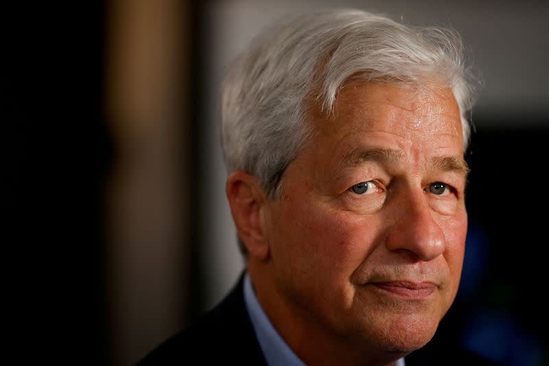 FILE PHOTO: JPMorgan Chase & Co. CEO Jamie Dimon in Miami, Florida