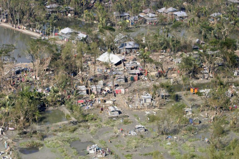 On November 15, 2007, Cyclone Sidr, with winds of more than 150 mph, slammed into the southwestern Bangladesh coast, killing more than 3,400 people. Tens of thousands were injured and 1 million people were homeless. File Photo by Julius Hawkins/U.S. Navy