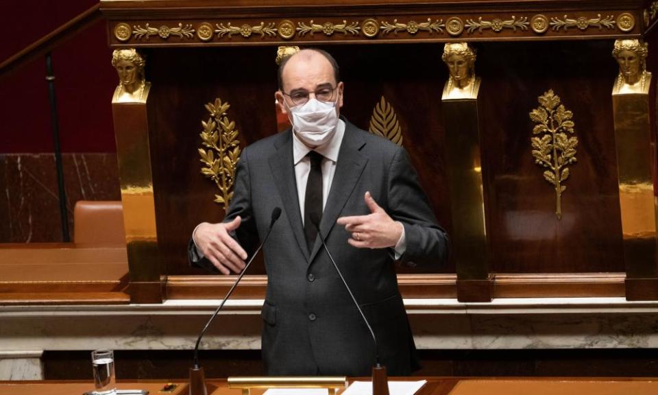 Jean Castex addressing the National Assembly