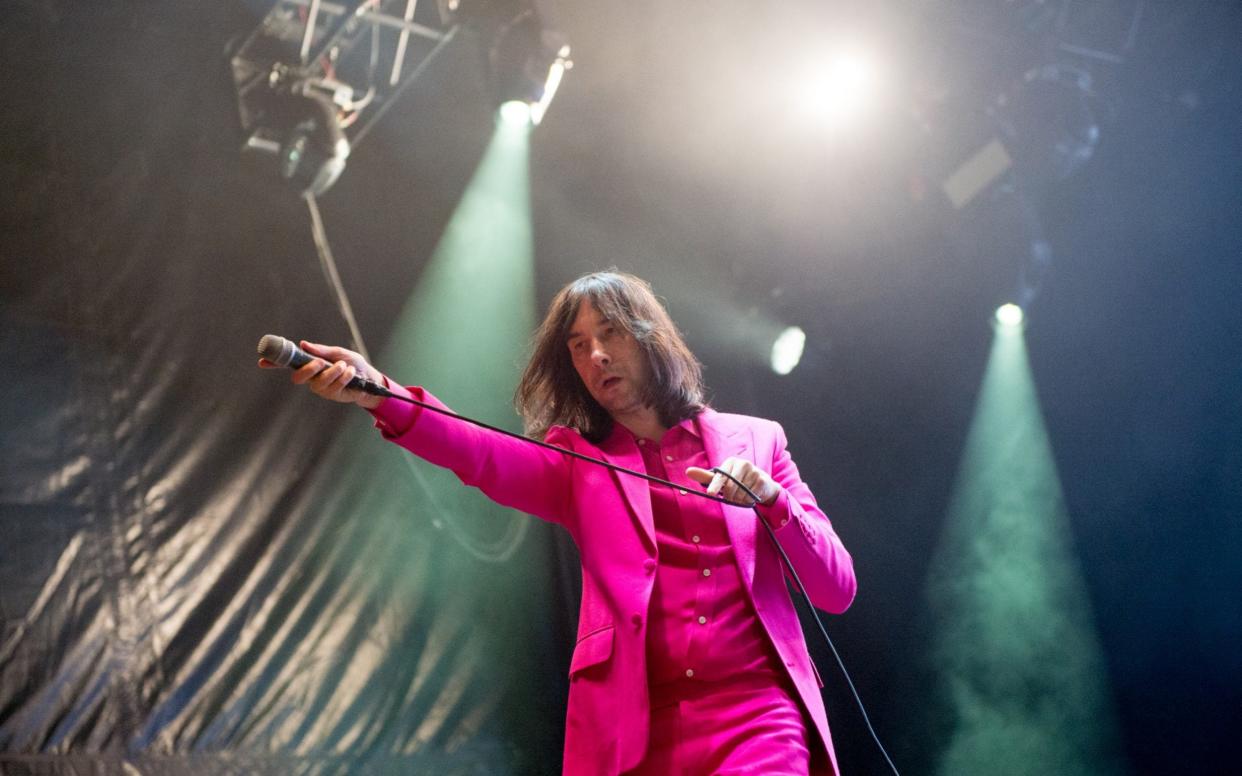 Primal Scream's Bobby Gillespie onstage at The The Legitimate Peaky Blinders Festival  - Redferns