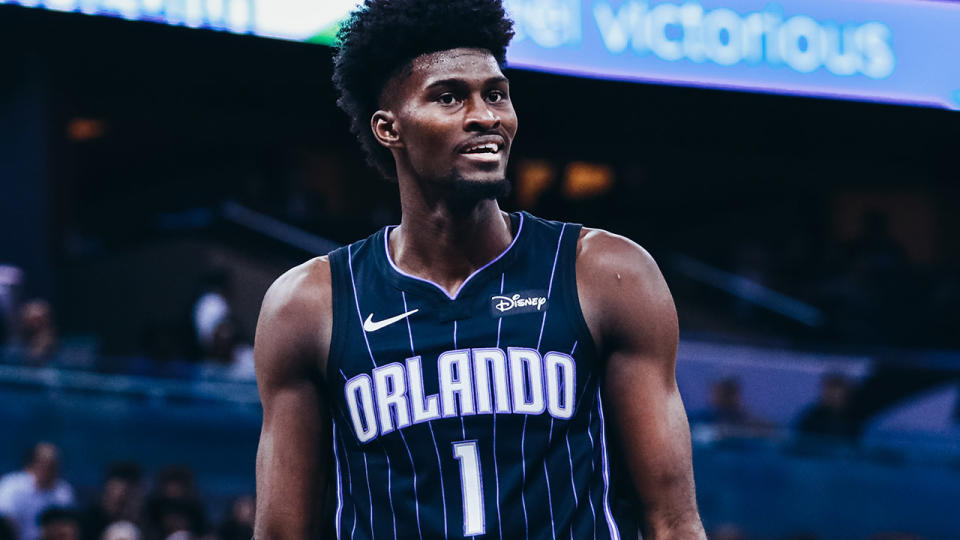 Jonathan Isaac, pictured here in action for the Orlando Magic.