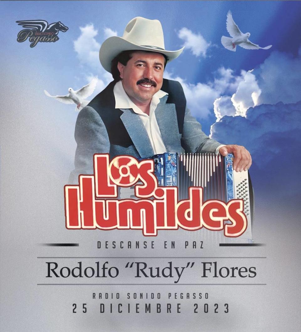 Este homenaje a Rudy Flores, fundador de Los Humildes, apareció en las redes sociales.