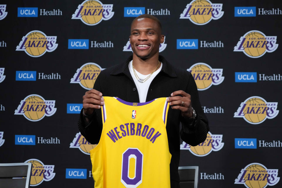 New LA Lakers point guard Russell Westbrook