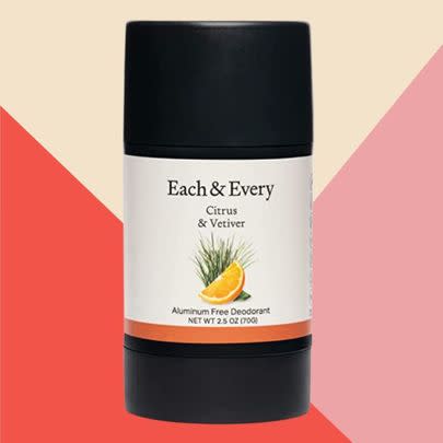 A clean-ingredient deodorant that uses salt from the Dead Sea to absorb wetness