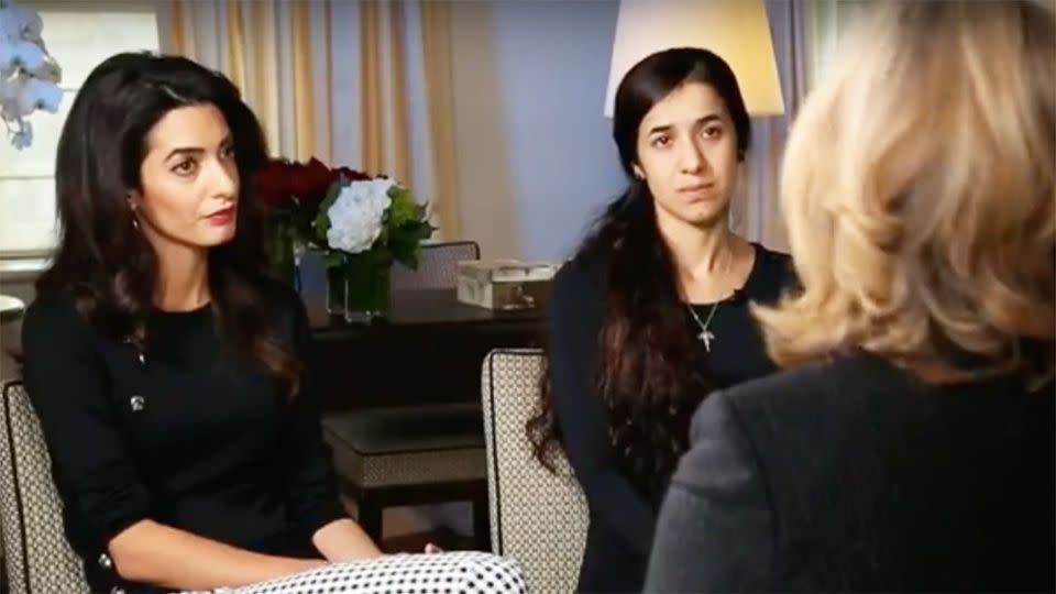 Amal's client Nadia was taken by IS as a sex slave when she was 19 years old and said she was raped by multiple men until she 