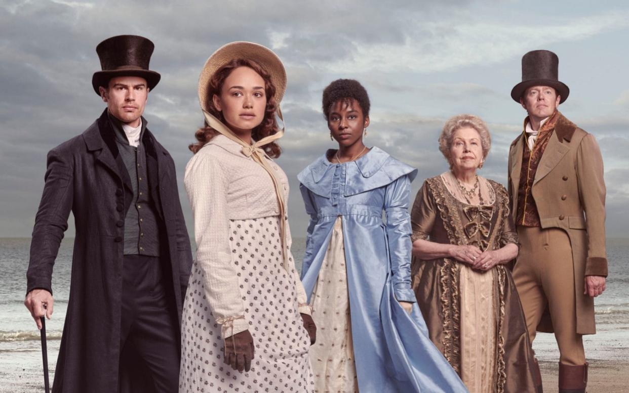 Theo James, Rose Williams, Crystal Clarke, Anne Reid and Kris Marshall star in Andrew Davies's adaptation of Jane Austen's unfinished novel - ITV Picture Desk