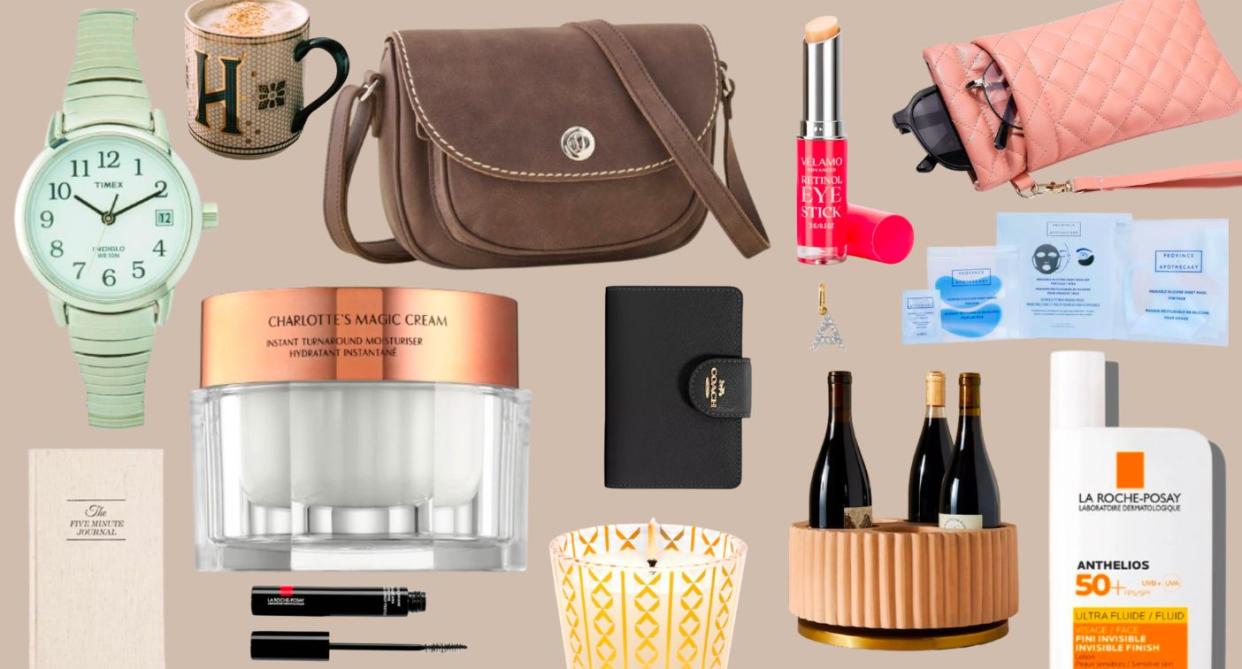a bunch of gift ideas for moms
