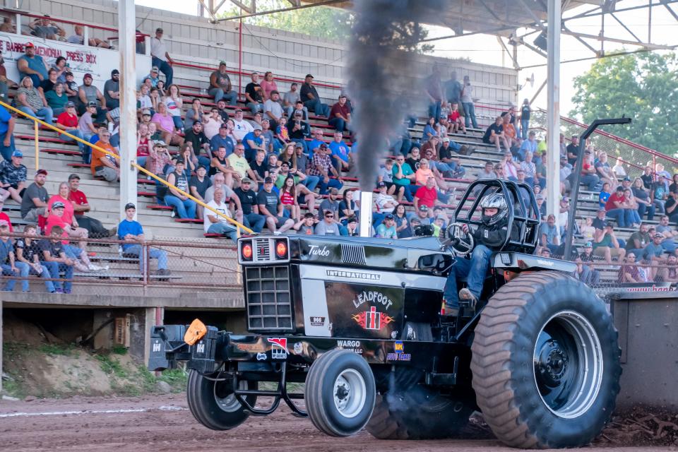 Trucks, tractors and semis competed for prize money and points at the Southeastern Ohio Pulling Series 2023 Noble County Summer Pull held at the fairgrounds. For more photos visit www.daily-jeff.com.